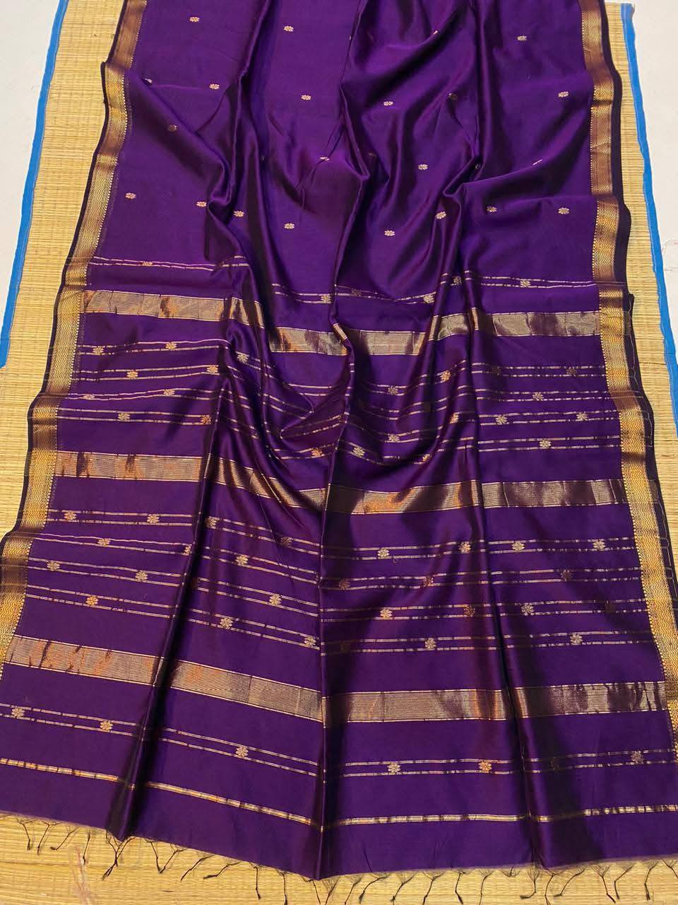 Semi Maheshwari Chanderi Silk Sarees2