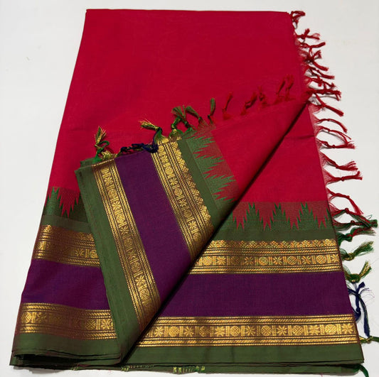 Kanchi Cotton Sarees Collections 7
