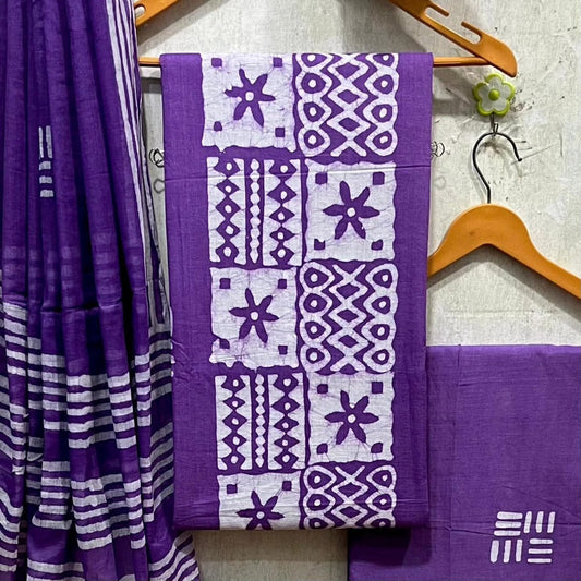 Semi Assam Silk Digital Printed Unstitched Suits with Khatli Bead Work 12