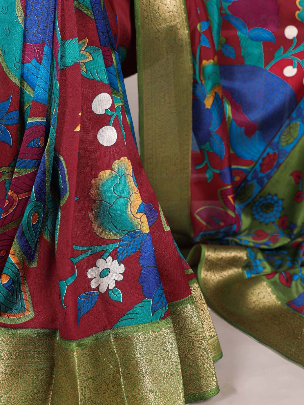TASAR – The Soul of Silk | Elegant Printed Sarees with Zari Weaving -7047MRN