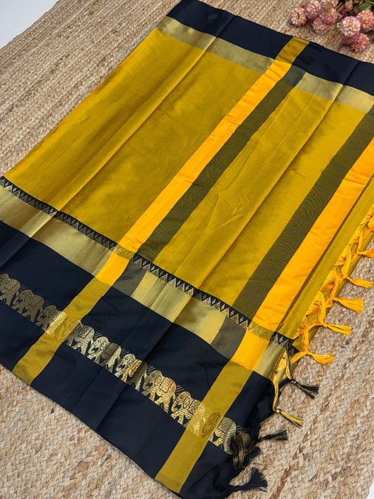 Cotton Silk Sarees with Jacquard Borders – 50 AED