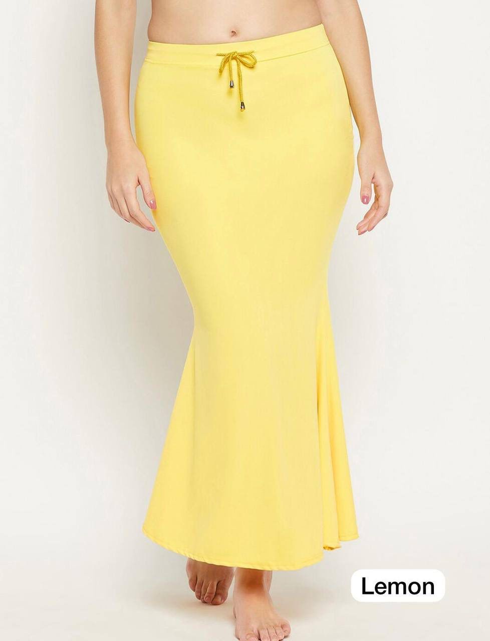 Fish Tail Shape-Wear Skirt – Perfect Fit, Perfect Curves - Lemon