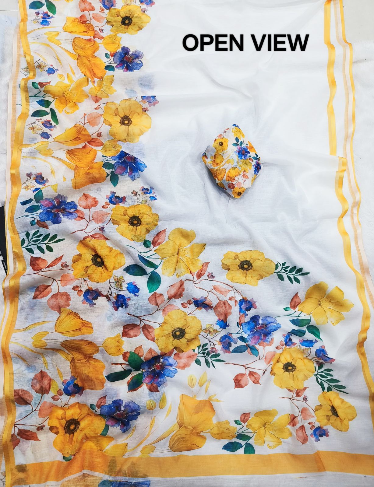 Linen Slub Cotton Sarees – Breezy Elegance & Everyday Comfort