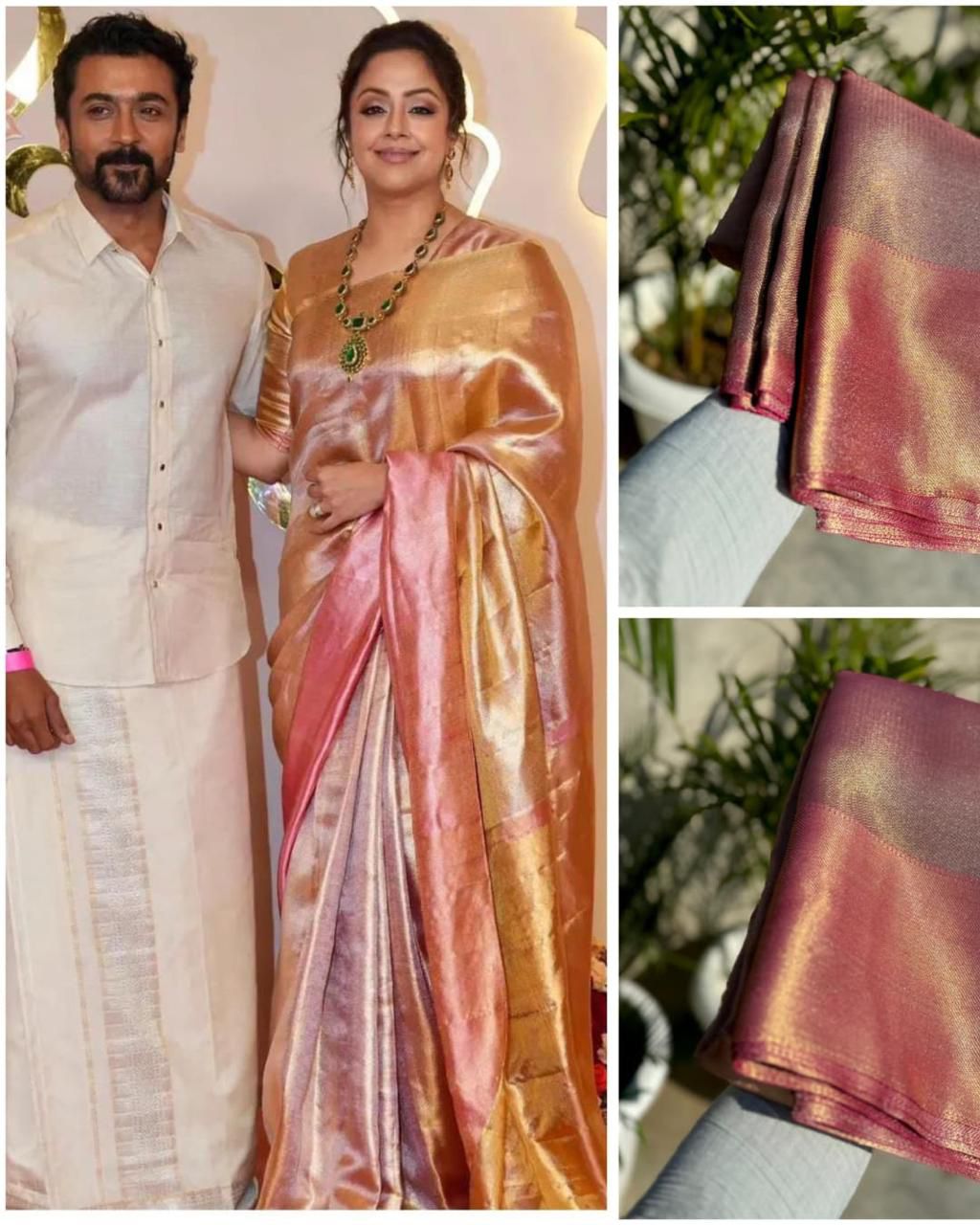 Tissue Silk Sarees – Timeless Sheen & Festive Elegance