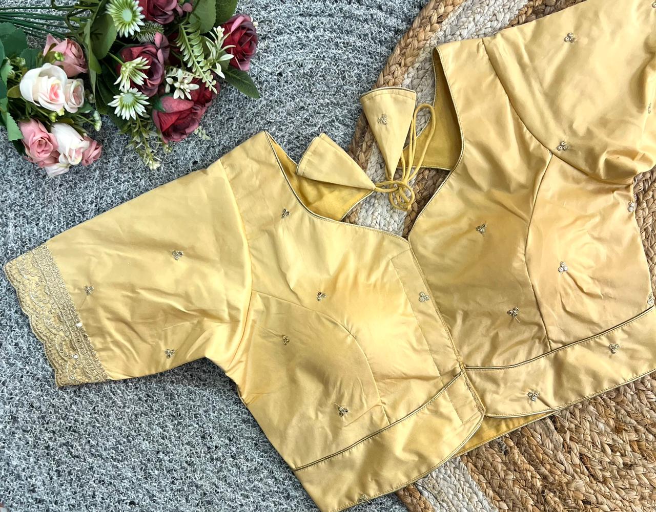 Soft Silk Ready Made Blouse – 50 AED