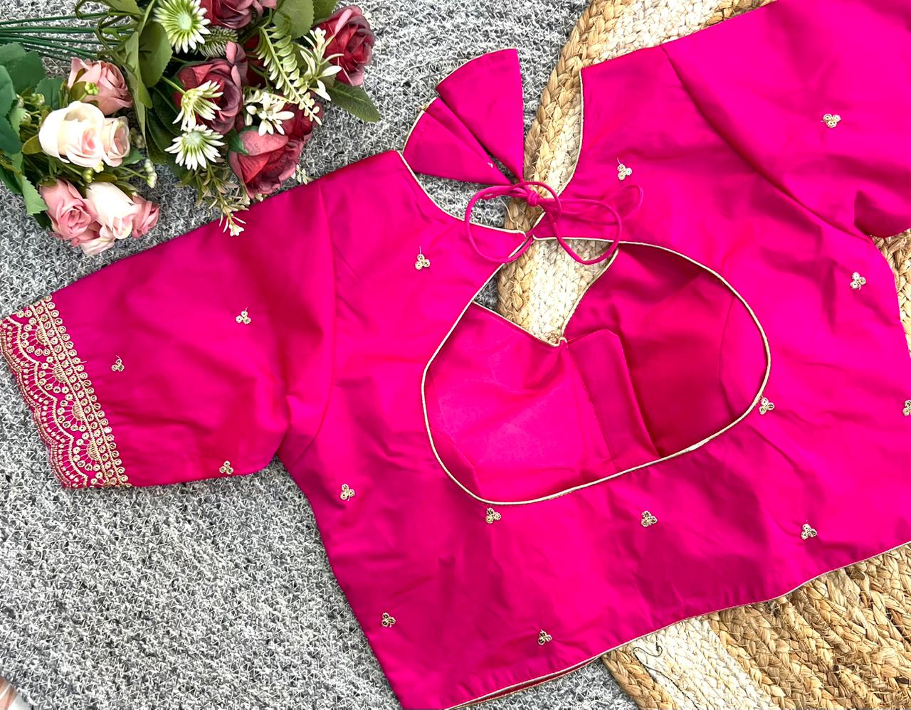 Soft Silk Ready Made Blouse – 50 AED