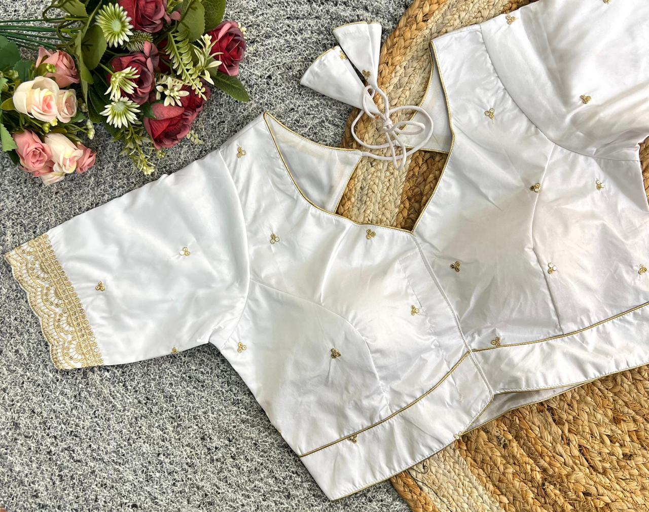 Soft Silk Ready Made Blouse – 50 AED