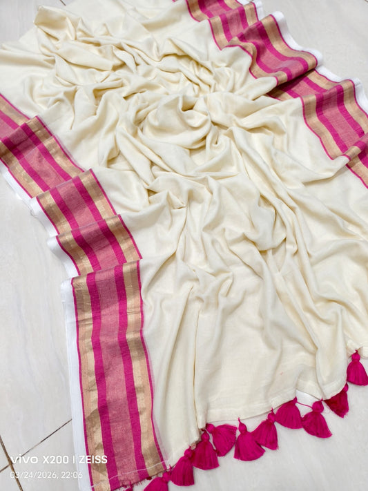 Soft 120 Count Mul Cotton Sarees – 79 AED