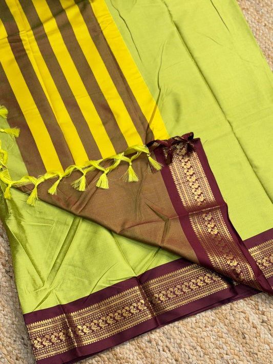 Cotton Silk Sarees with Jacquard Borders – 50 AED