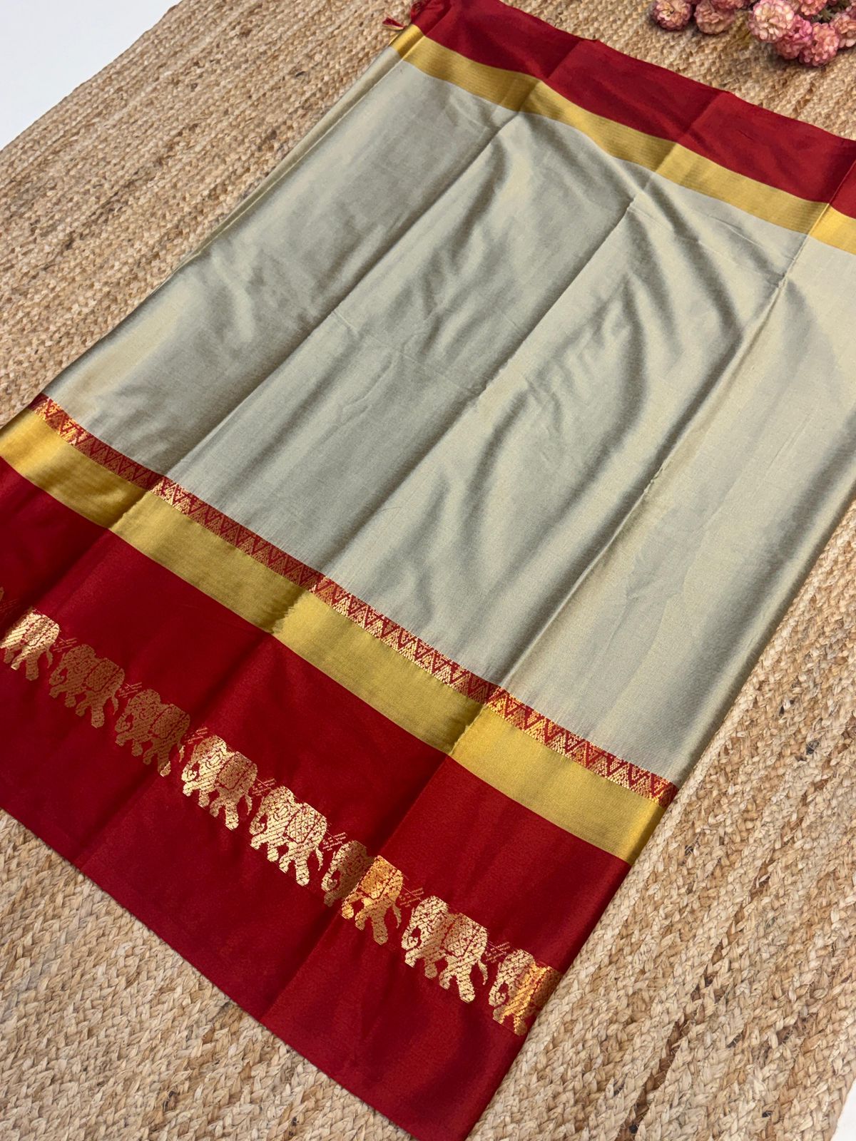 Cotton Silk Sarees with Jacquard Borders – 50 AED