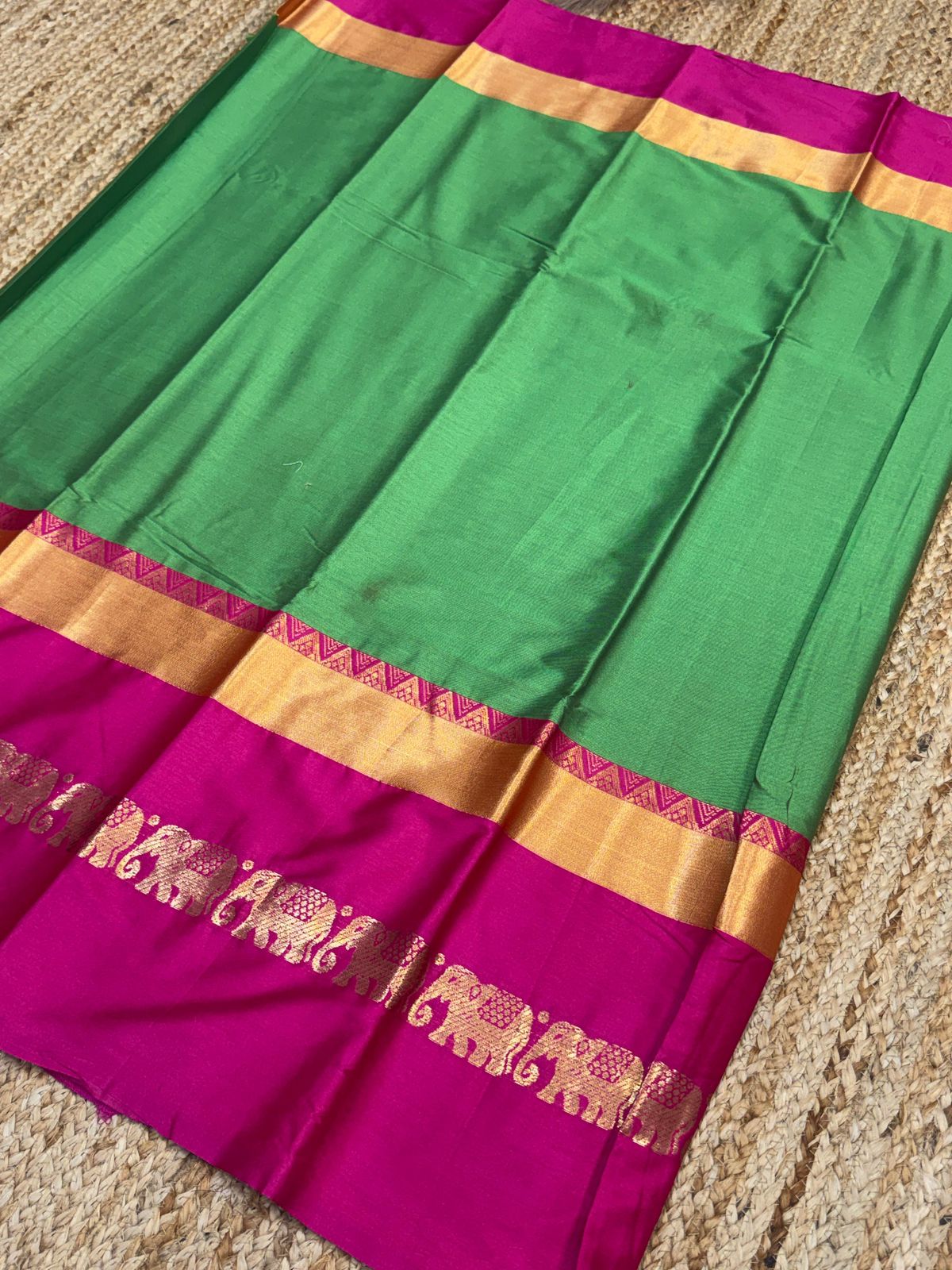 Cotton Silk Sarees with Jacquard Borders – 50 AED