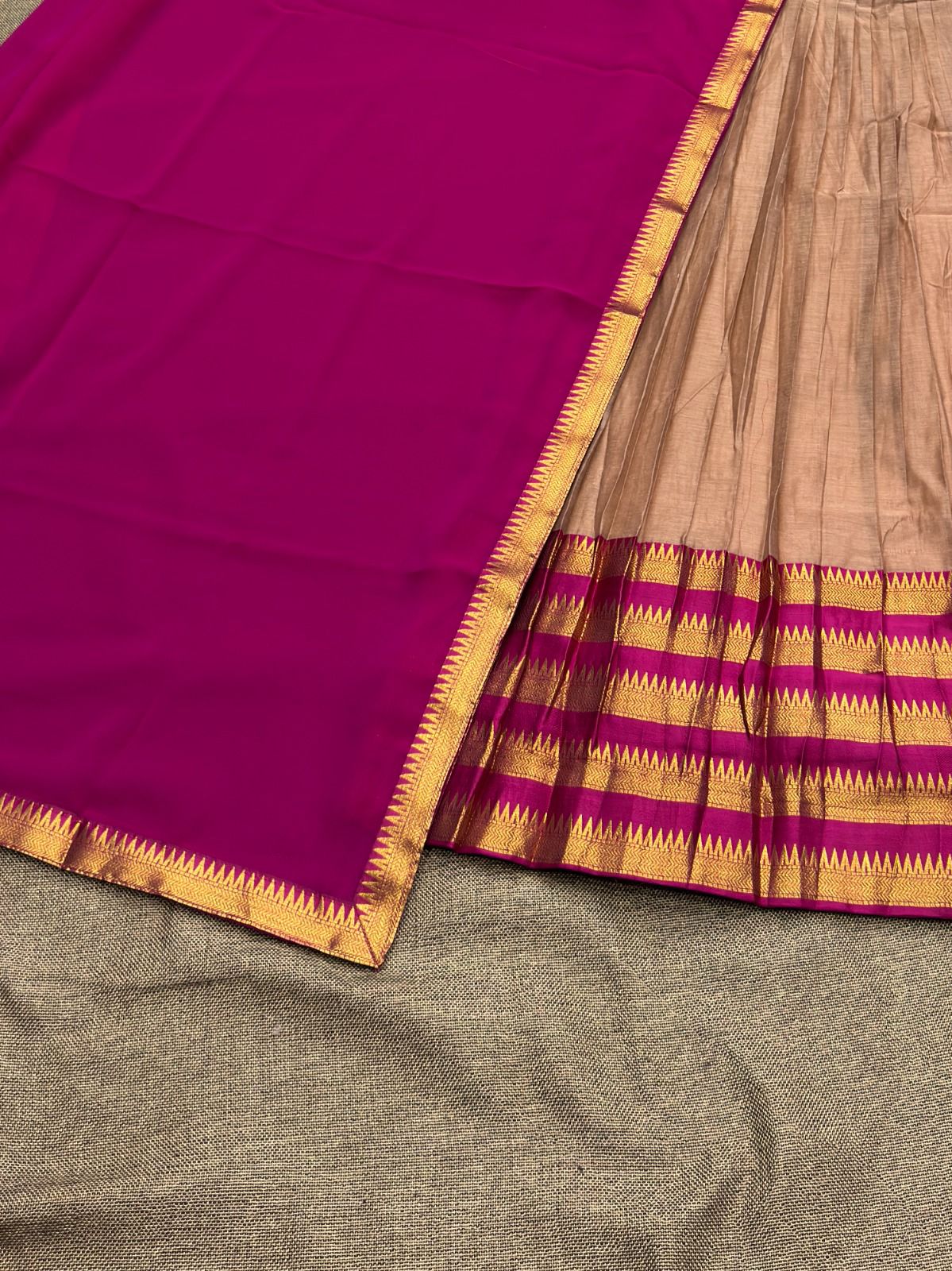 Kanchi Cotton Silk Readymade Lehenga Set – 99 AED