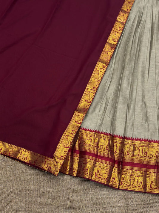 Kanchi Cotton Silk Readymade Lehenga Set – 99 AED