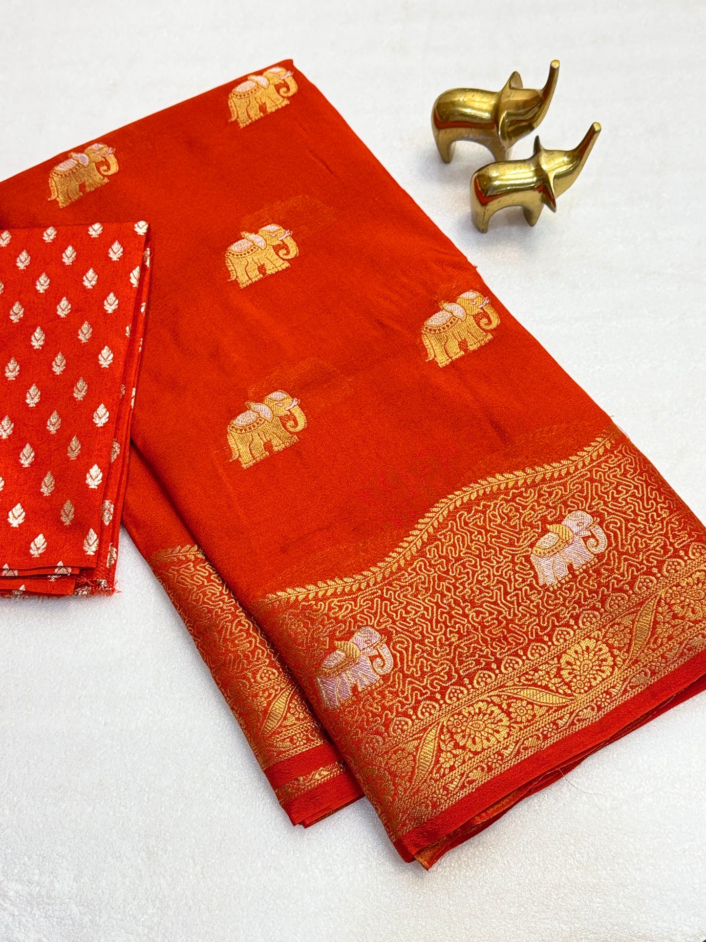 Soft Viscose Silk Saree with Zari Weaving Borders – 99 AED