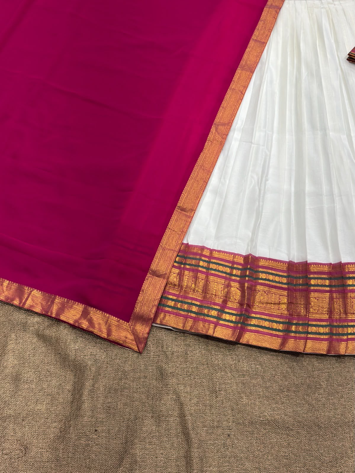 Cotton Silk Readymade Dhavani / Half Saree Collection – 99 AED