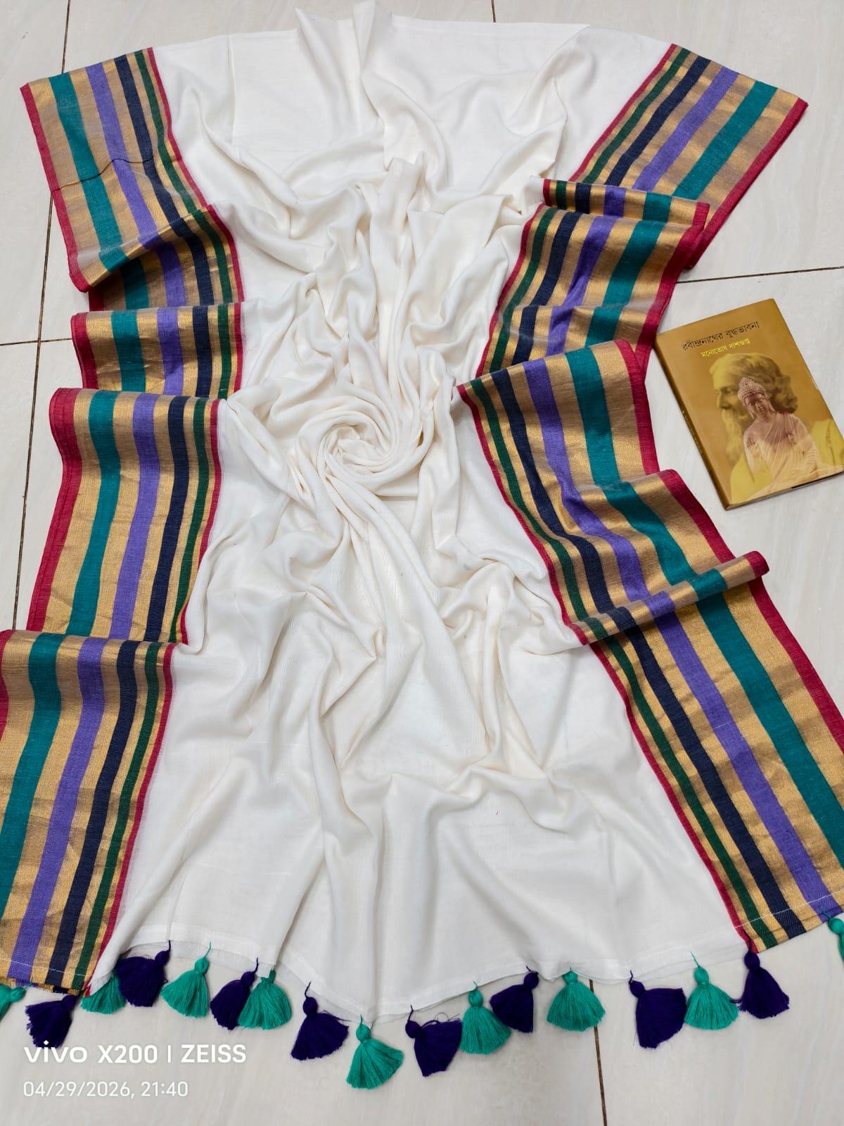 Mul Cotton Saree – 79 AED