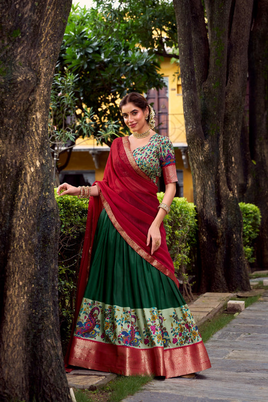 Dola Silk Readymade Dhavani / Half Saree Collection – 99 AED