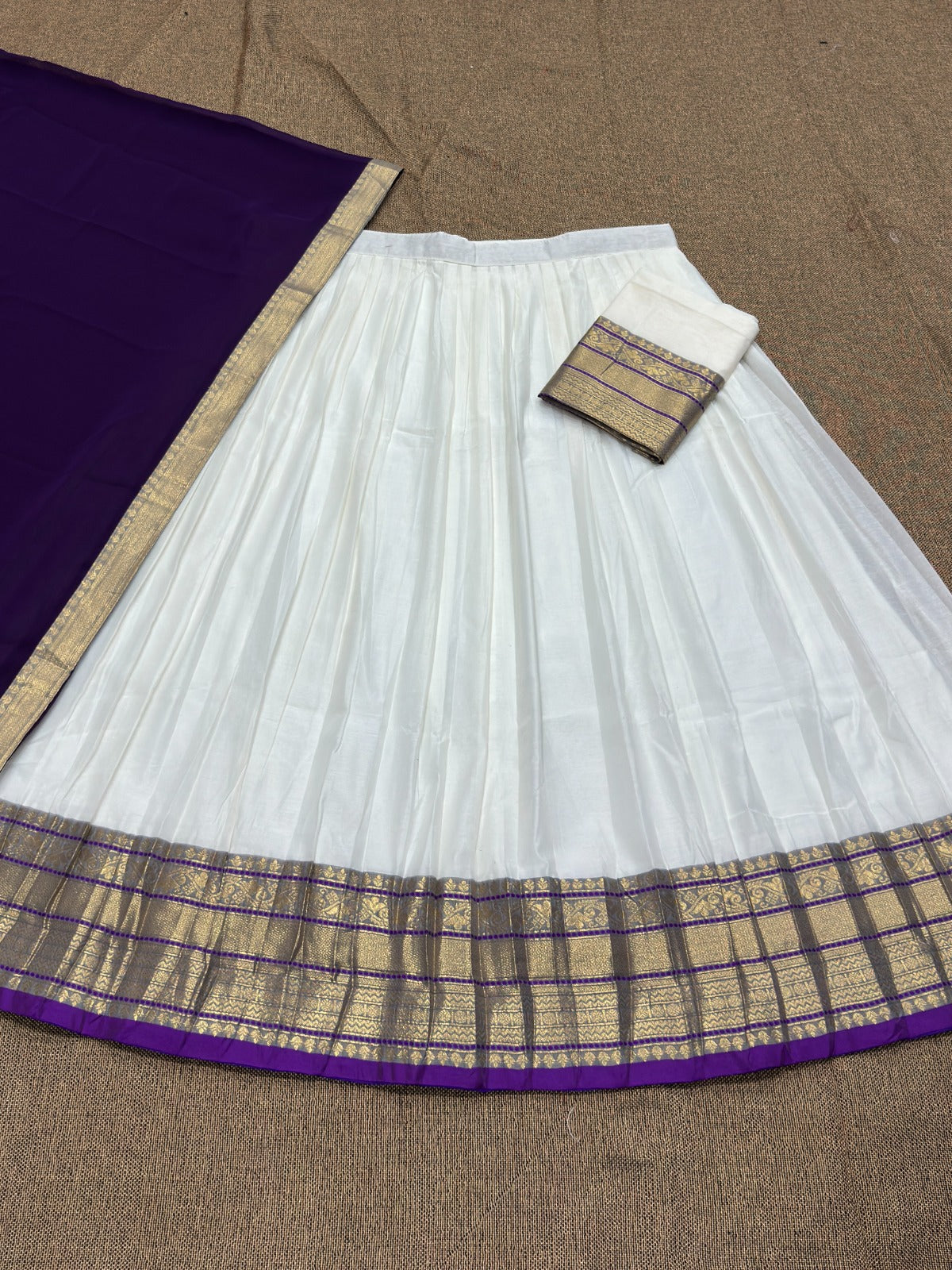Mul Chanderi Cotton Readymade Dhavani Collection – 99 AED