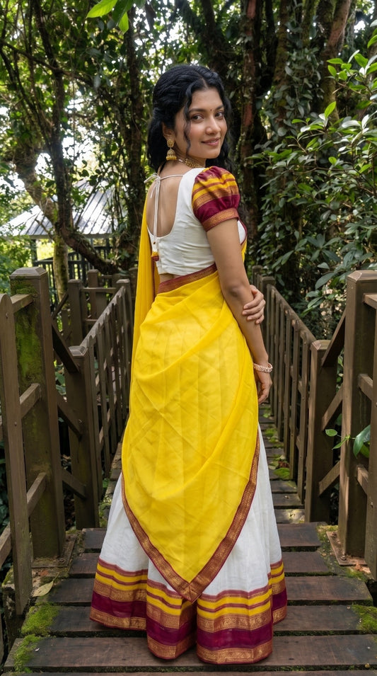 Mul Chanderi Cotton Readymade Dhavani Collection – 99 AED