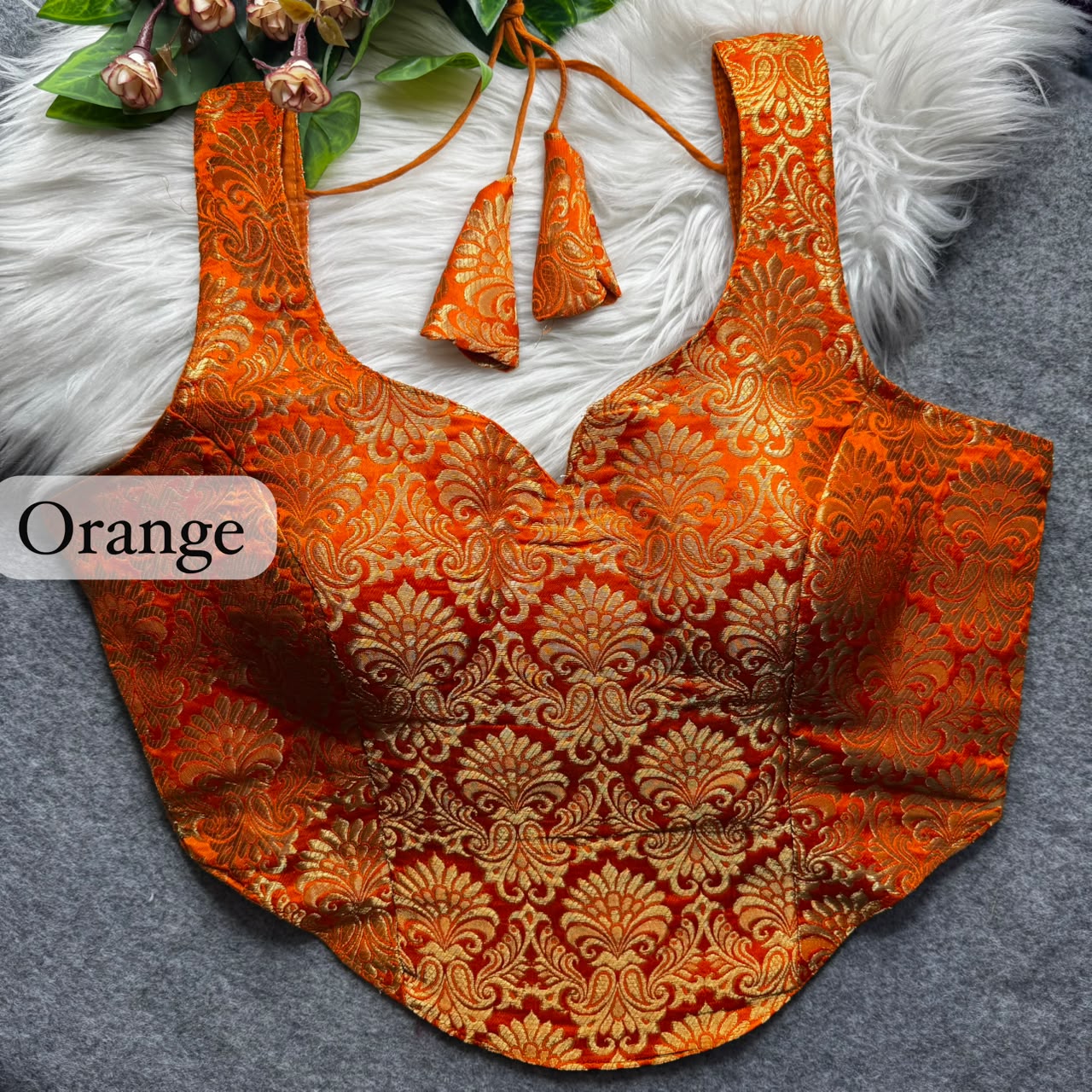 Brocade Silk Readymade Blouse – 50 AED