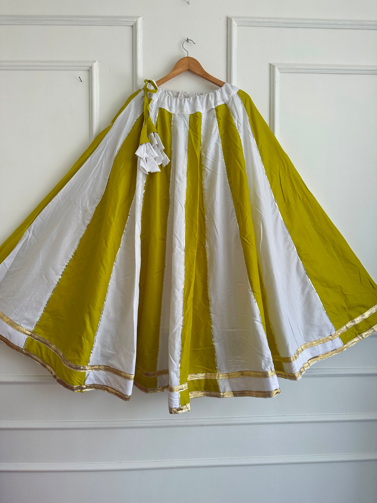 Navaratri Special Cotton Slub Flared Skirt