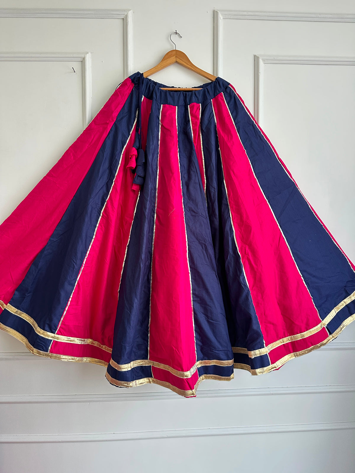 Navaratri Special Cotton Slub Flared Skirt