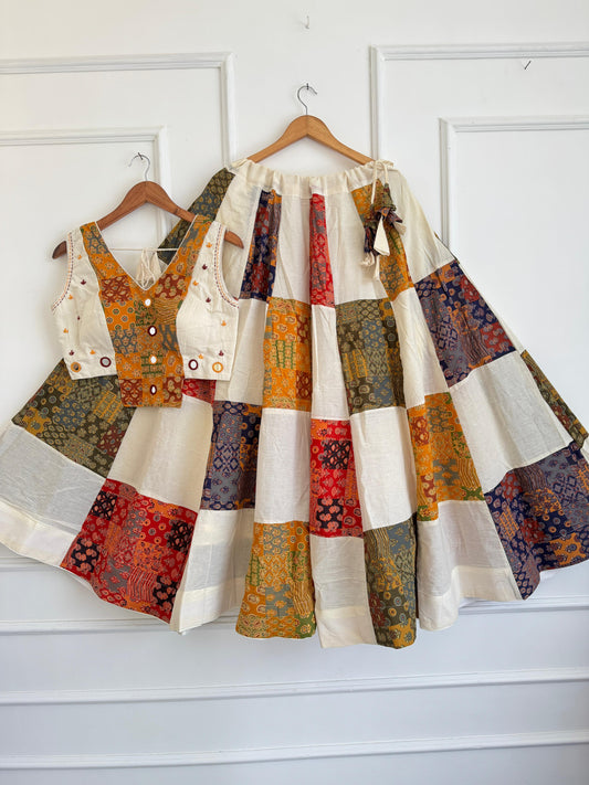Navaratri Special Ajrakh Cotton Chaniya Choli