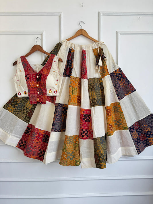 Navaratri Special Ajrakh Cotton Chaniya Choli