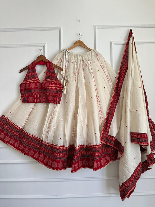 Navaratri Special Ajrakh Cotton Chaniya Choli