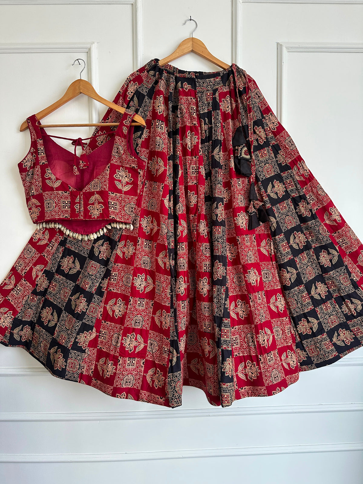 Navaratri Special Ajrakh Cotton Chaniya Choli