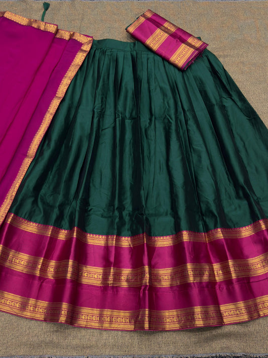 Kanchi Cotton Silk Readymade Lehenga Set – 99 AED