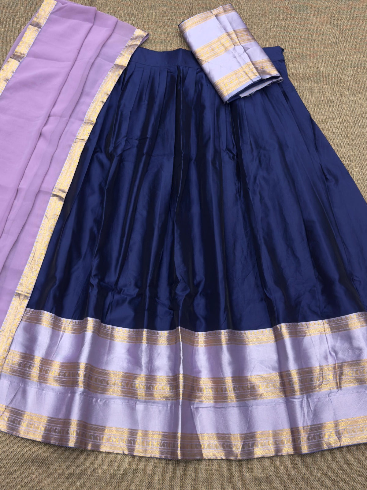 Kanchi Cotton Silk Readymade Lehenga Set – 99 AED