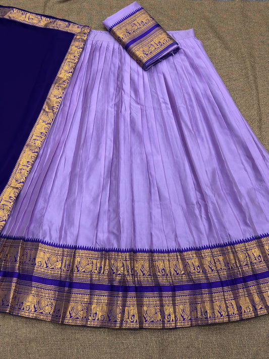 Kanchi Cotton Silk Readymade Lehenga Set – 99 AED