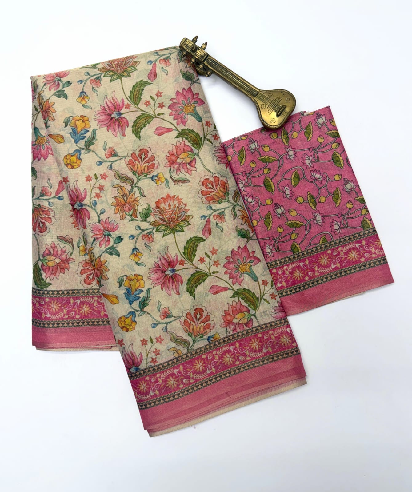 Linen Tissue Silk Saree – 65 AED