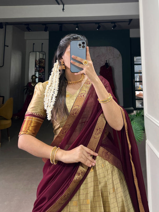 Cotton Silk Dhavani Collection – 99 AED