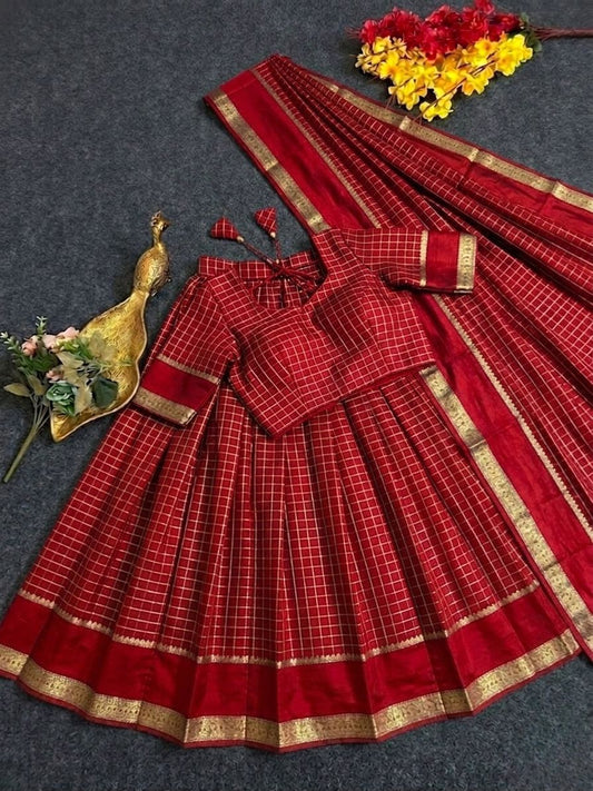 Georgette Viscose Readymade Lehenga Set – 99 AED