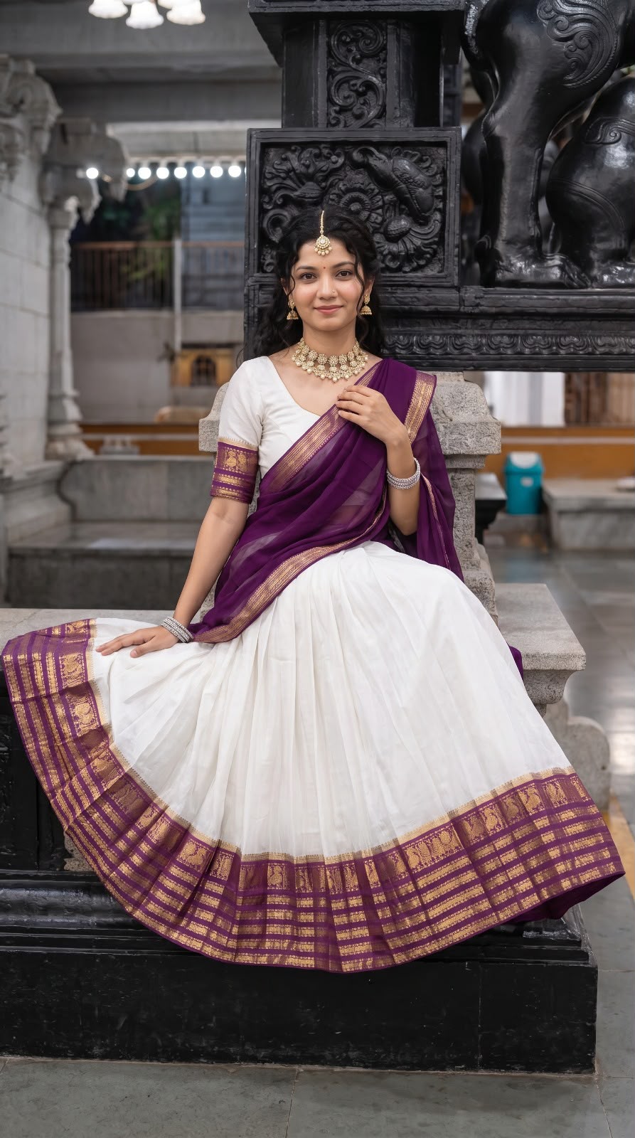 Mul Chanderi Cotton Readymade Dhavani Collection – 99 AED
