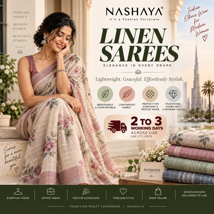 LINEN SAREES IN STOCK