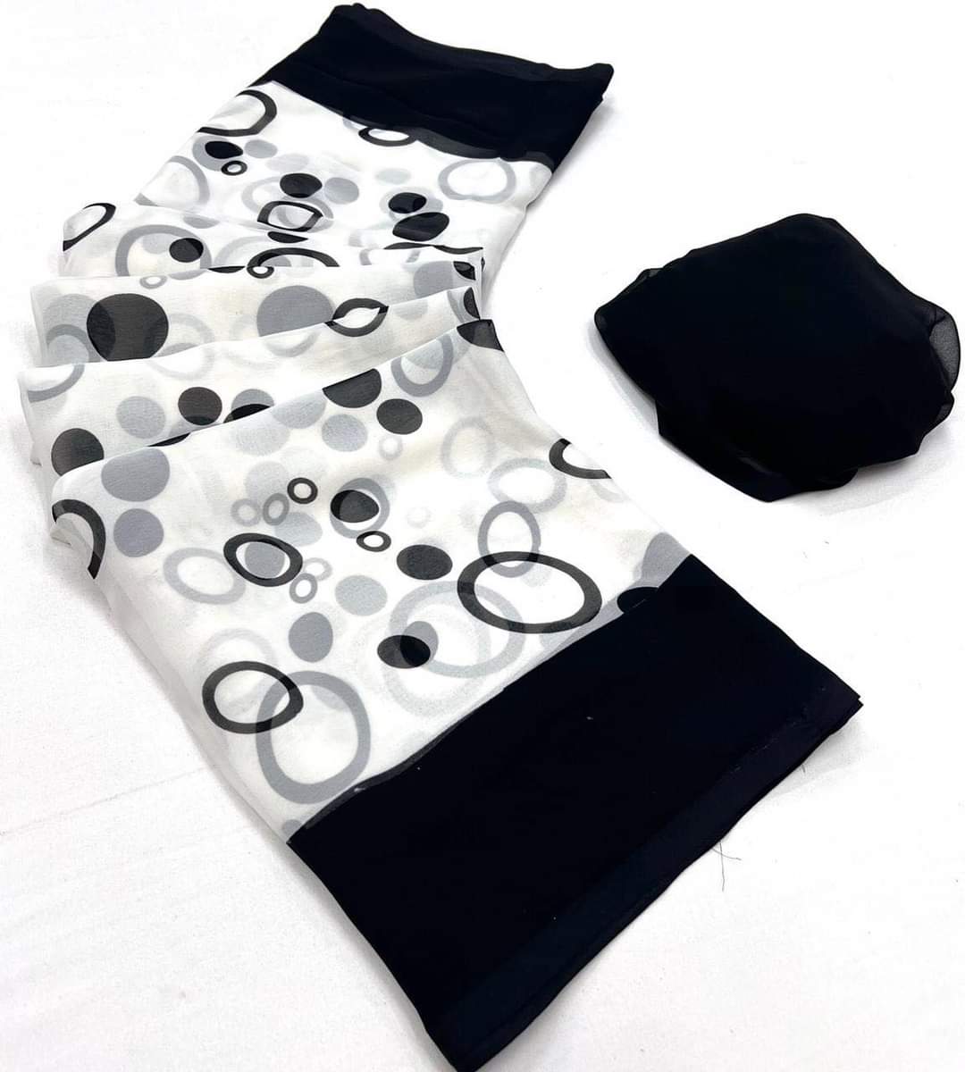 Chiffon daily wear saree