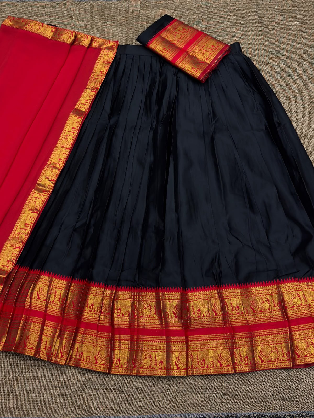 Kanchi Cotton Silk Readymade Lehenga Set – 99 AED