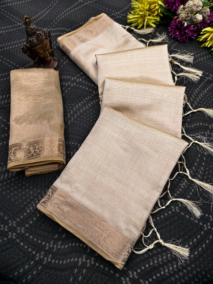 Semi Tussar Silk Sarees – 69 AED