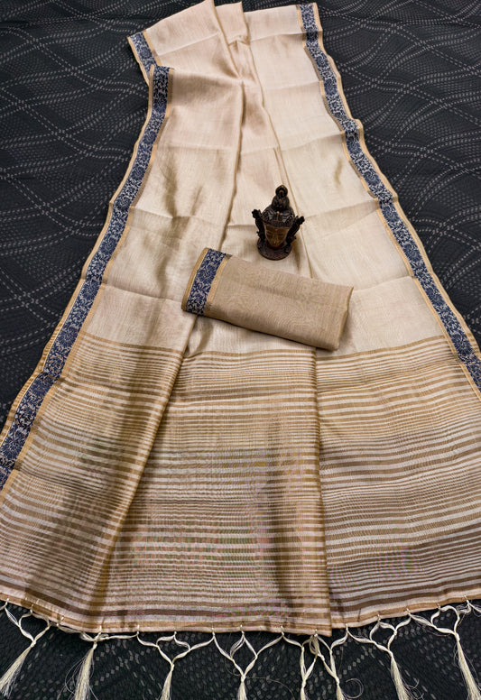 Semi Tussar Silk Sarees – 69 AED