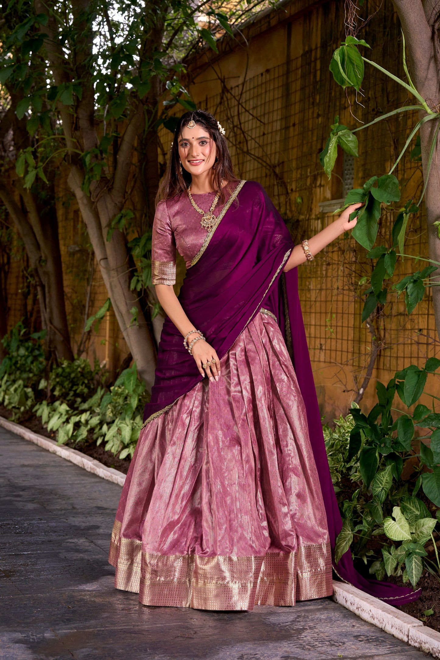 Readymade Dhavani Collections – 119 AED