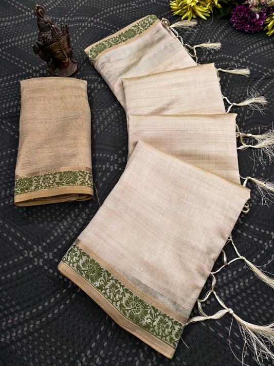 Semi Tussar Silk Sarees – 69 AED