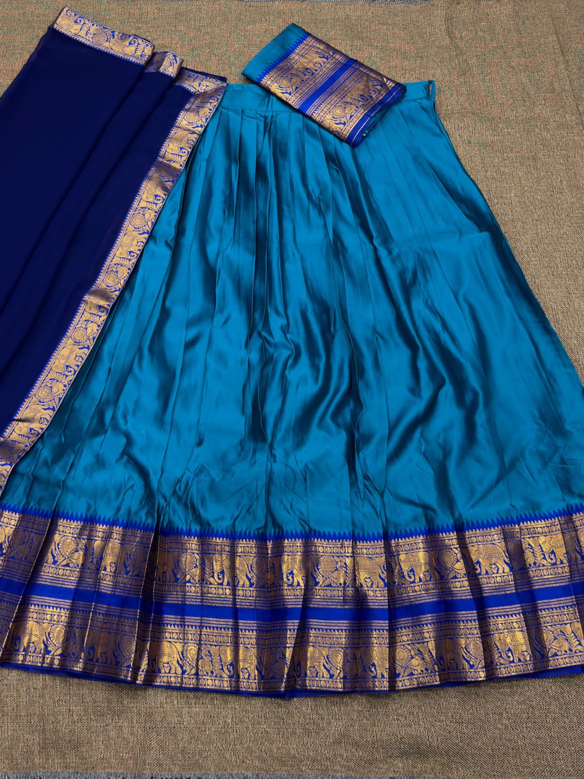 Kanchi Cotton Silk Readymade Lehenga Set – 99 AED