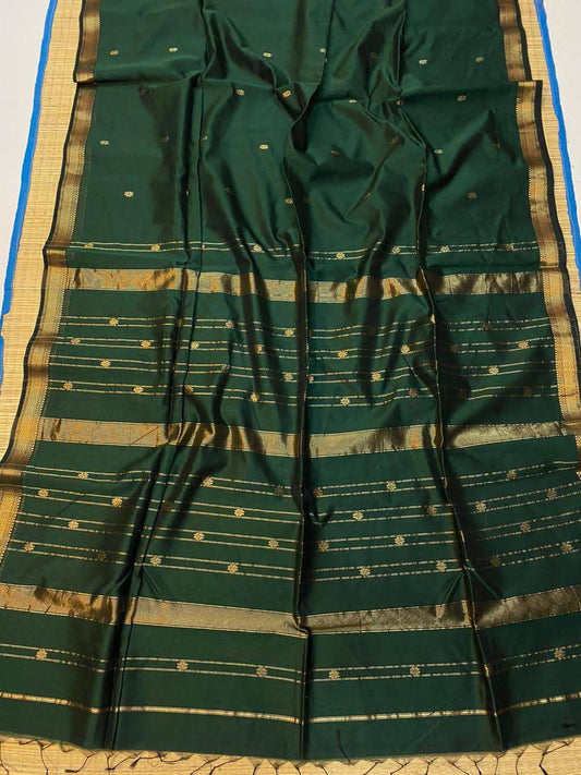 Semi Maheshwari Chanderi Silk Sarees