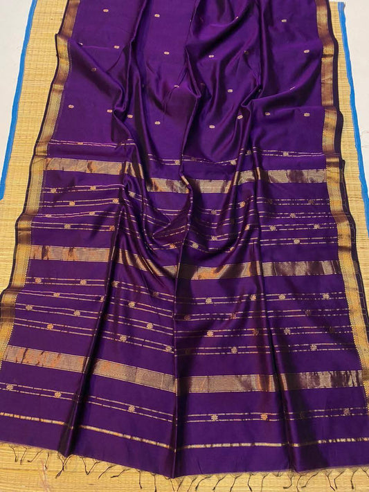 Semi Maheshwari Chanderi Silk Sarees2
