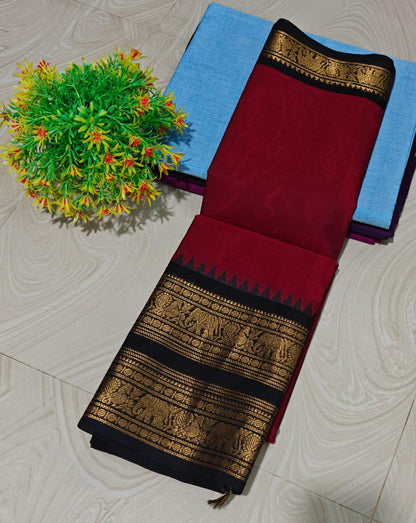 Kanchi Cotton Sarees Collections 7