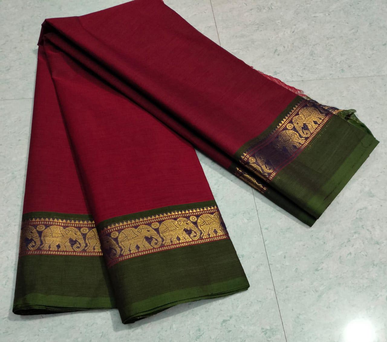 Kanchi Cotton Sarees Collections 7