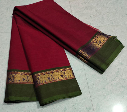 Kanchi Cotton Sarees Collections 7